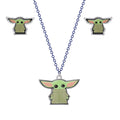 Produktbild Grogu örhängen och halsband - Star Wars The Mandalorian