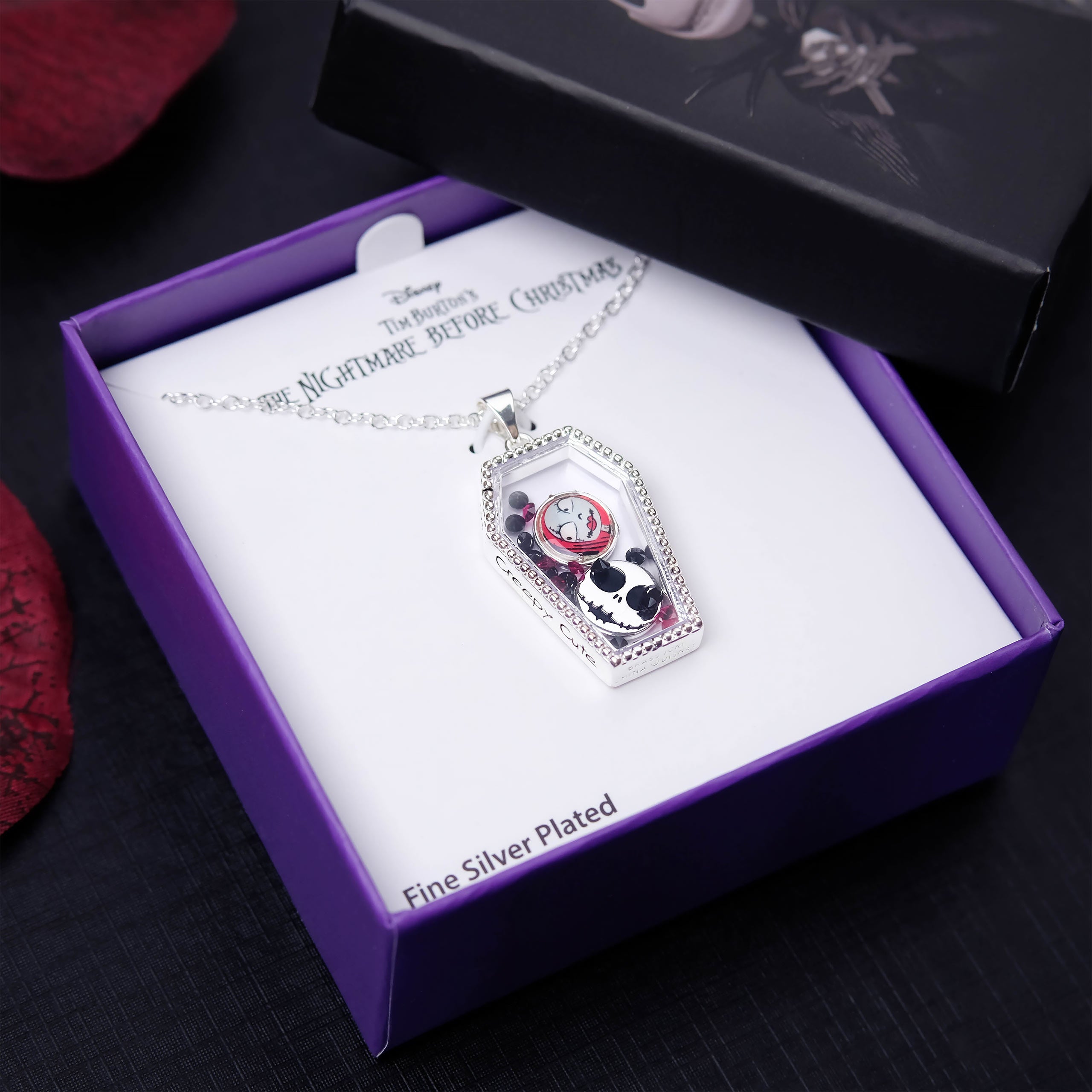 Produktbild Nightmare Before Christmas - Halsband med Jack och Sally