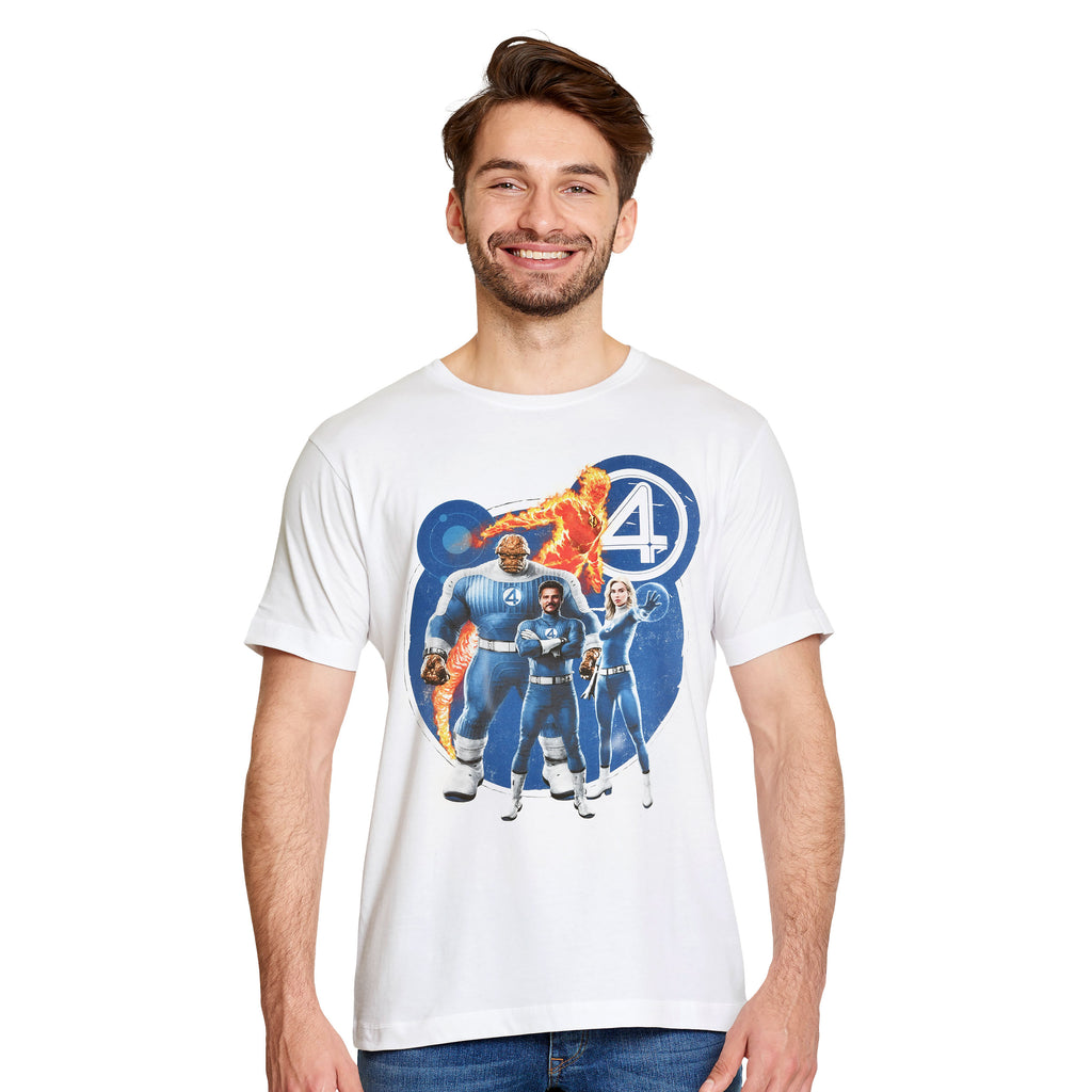 Produktbild Fantastic Four - Grupp T-shirt vit