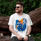Produktbild Fantastic Four - Grupp T-shirt vit
