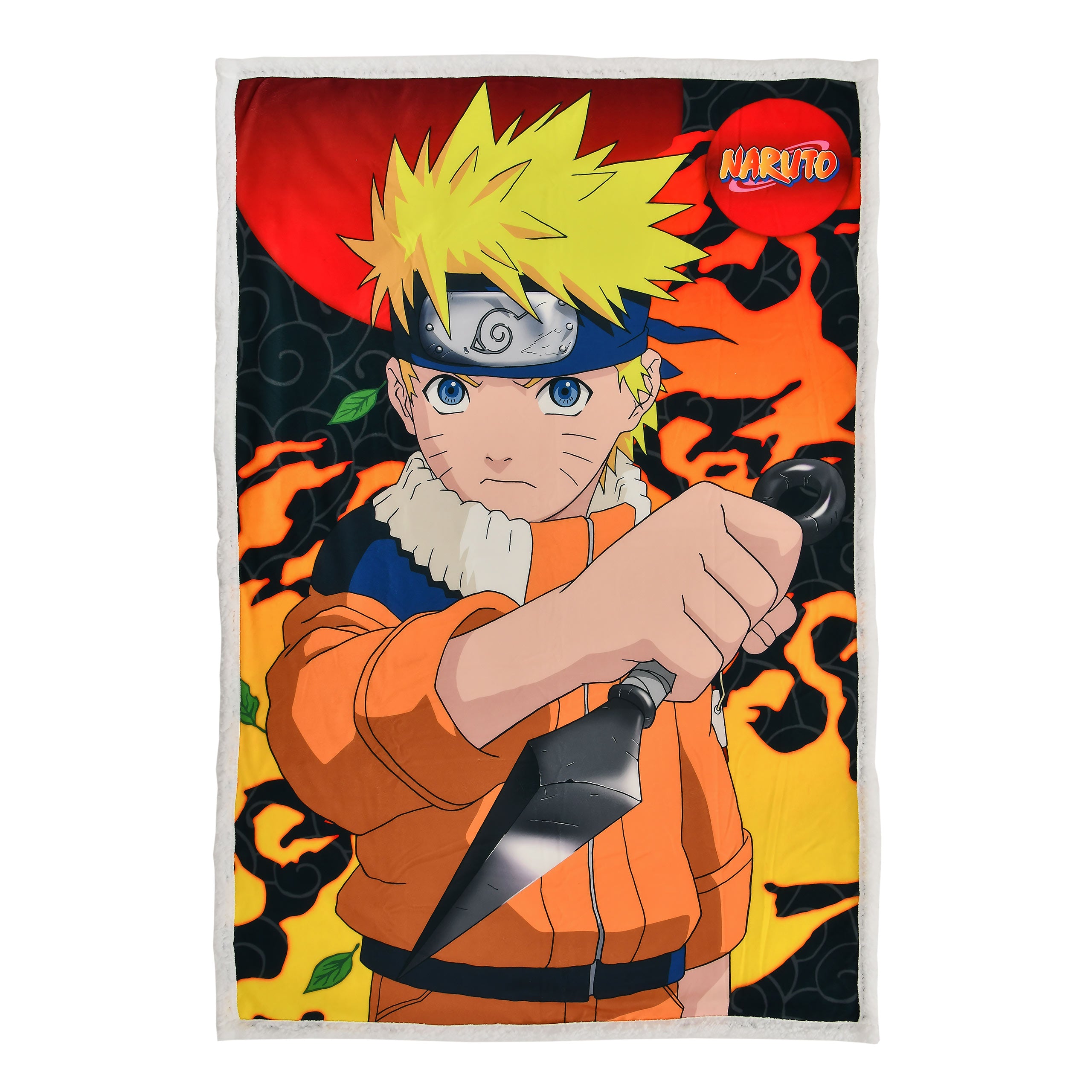 Produktbild Naruto Shippuden - Filt med teddyfoder