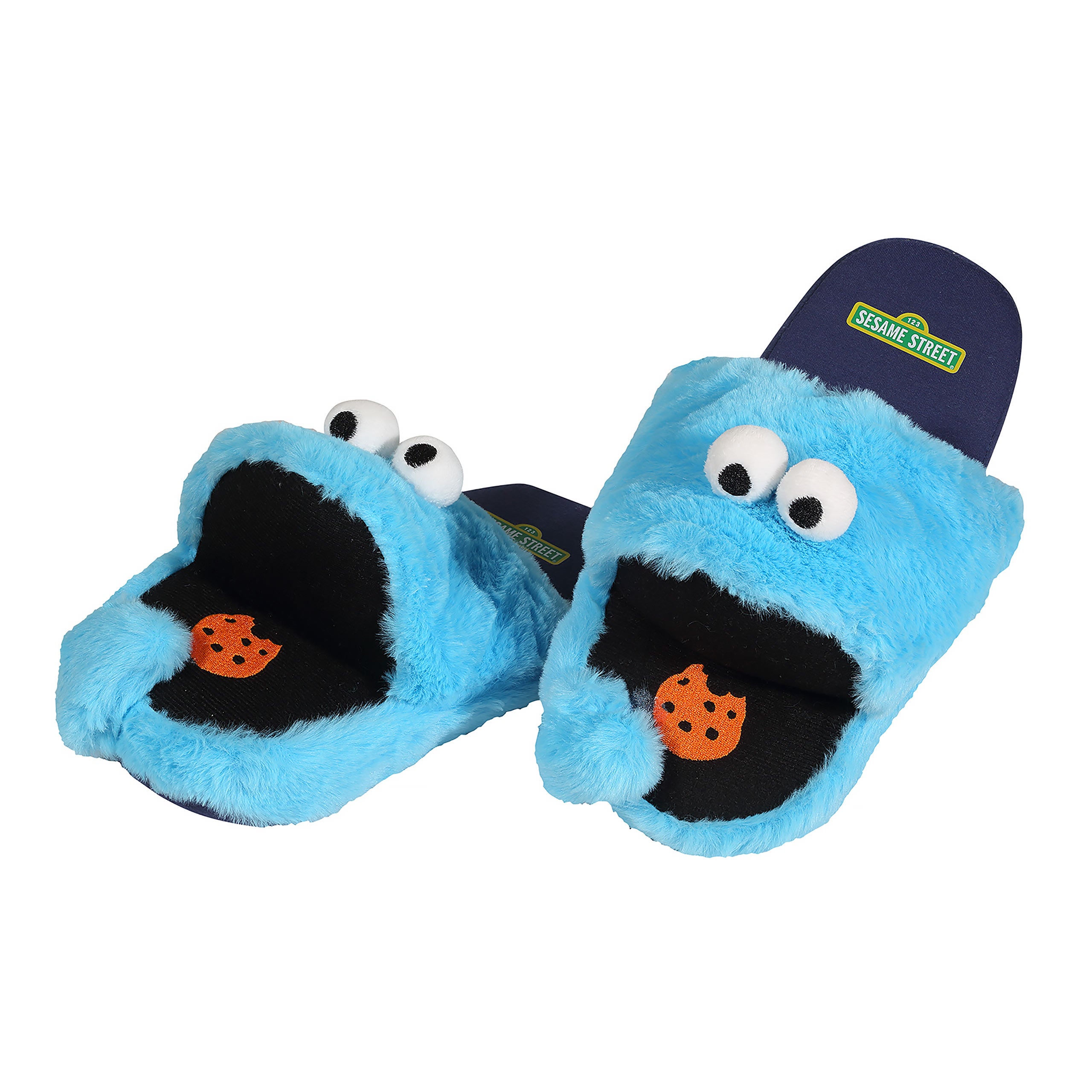 Produktbild Cookie Monster Plysch Tofflor - Sesame Street