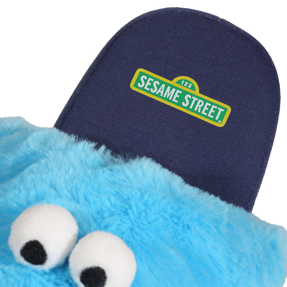 Produktbild Cookie Monster Plysch Tofflor - Sesame Street