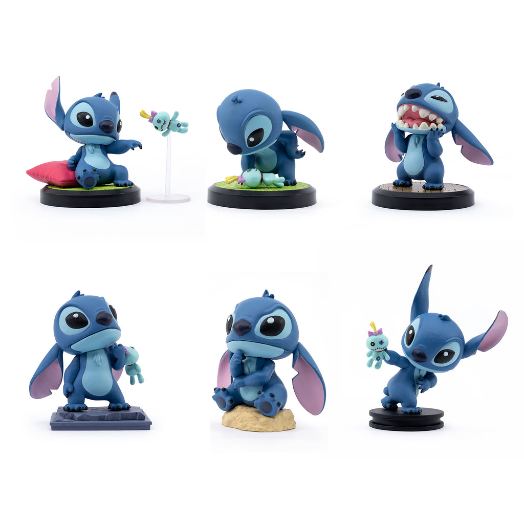 Produktbild Stitch YuMe Hero Box Art Gallery Series Blind Box - Lilo & Stitch 6er Display