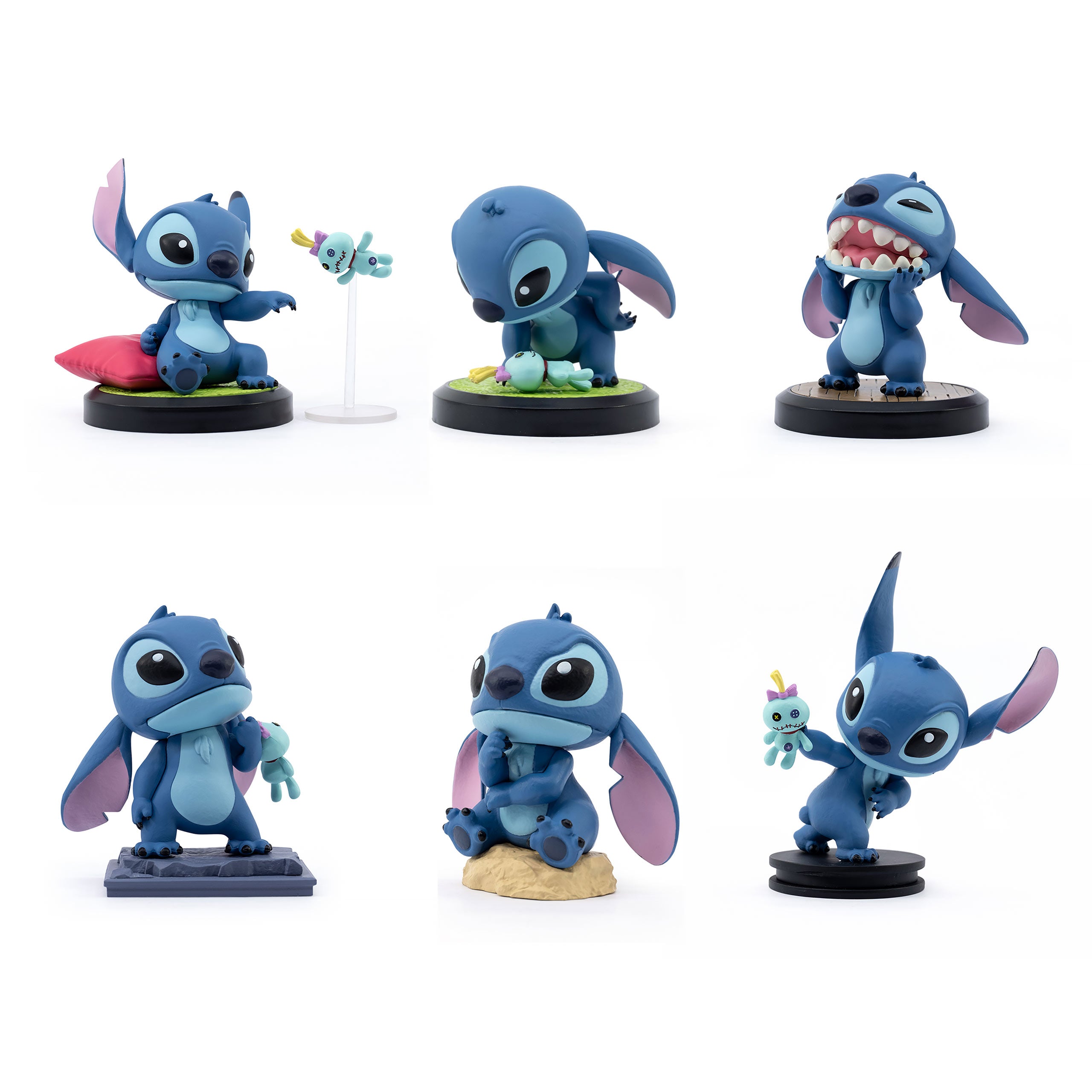 Produktbild Stitch YuMe Hero Box Art Gallery Series Blind Box - Lilo & Stitch 6er Display