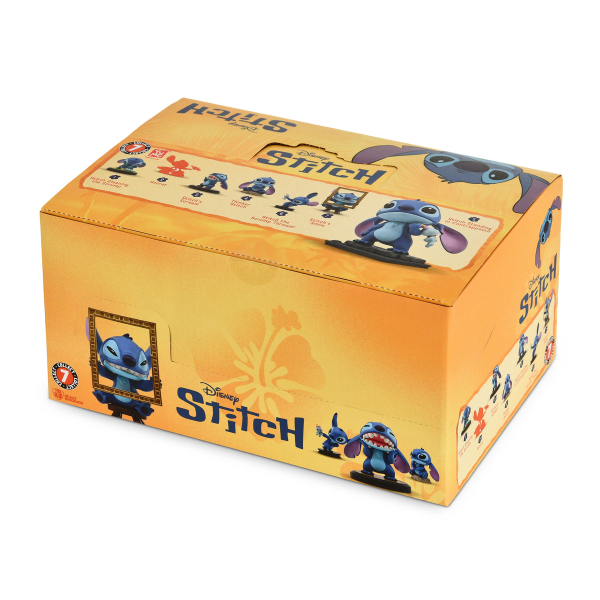 Produktbild Stitch YuMe Hero Box Art Gallery Series Blind Box - Lilo & Stitch 6er Display