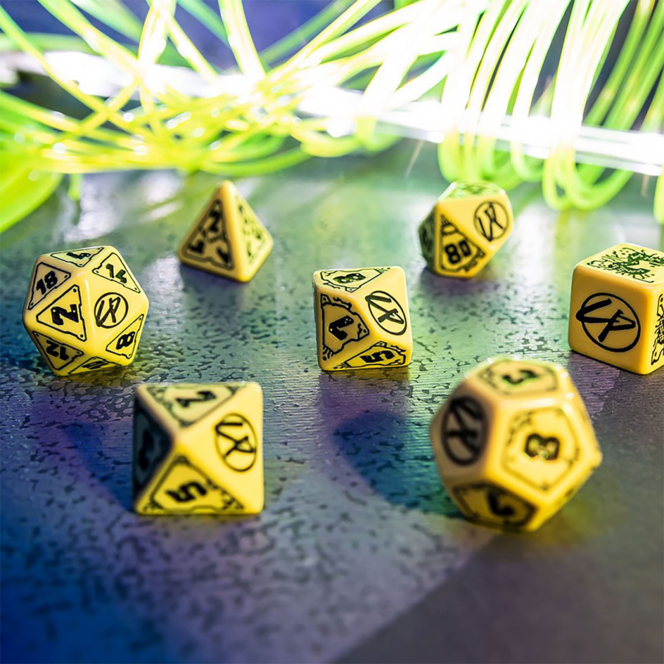 Produktbild Cyberpunk: Red - Danger Zone RPG-tärningsset 7-delar