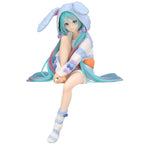 Produktbild Hatsune Miku - Miku Rabbit Ear Hood Pajama Blue Noodle Stopper Figur