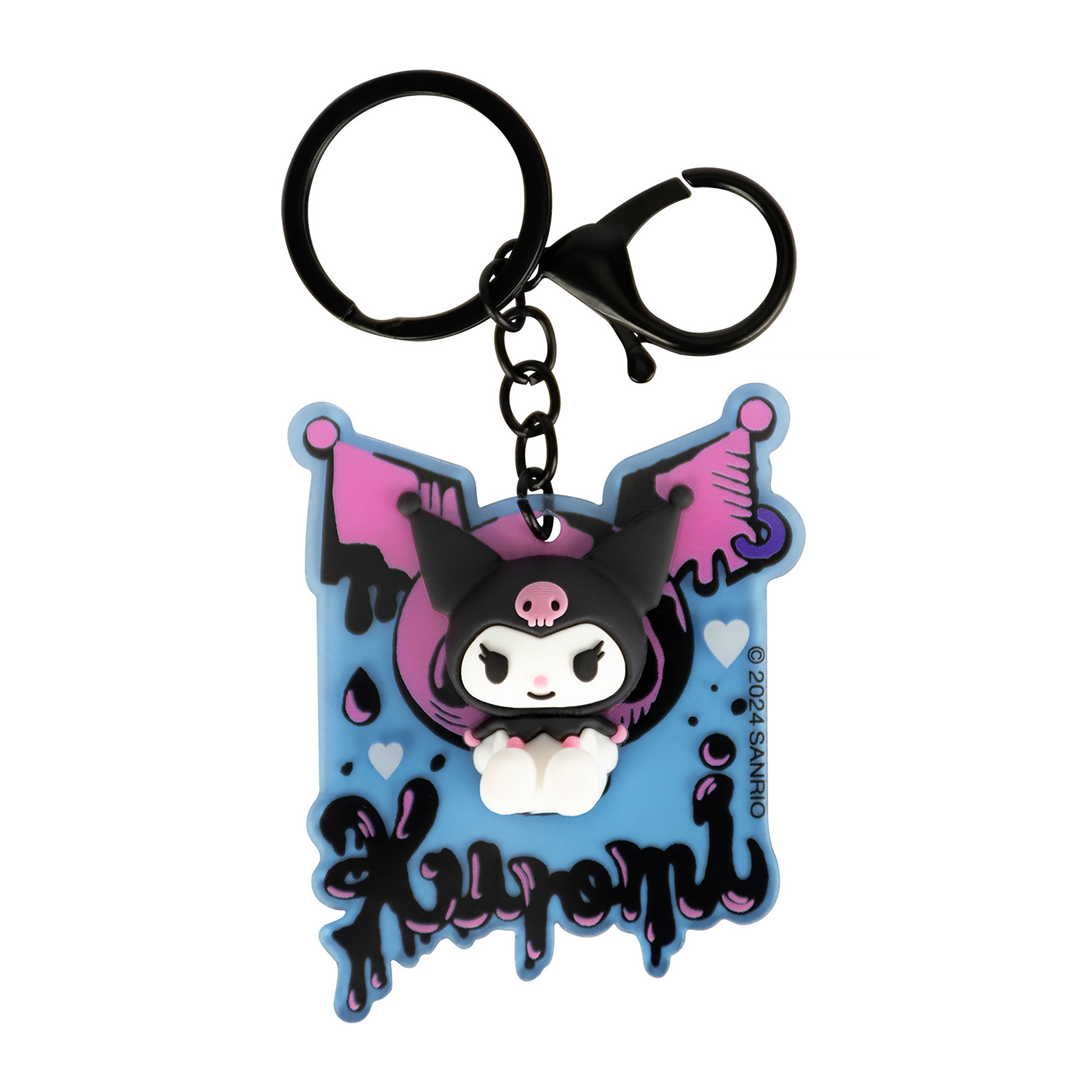 Produktbild Sanrio - Kuromi akryl nyckelring