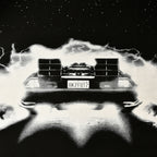 Produktbild Tillbaka till framtiden - Svart oversize T-shirt DeLorean