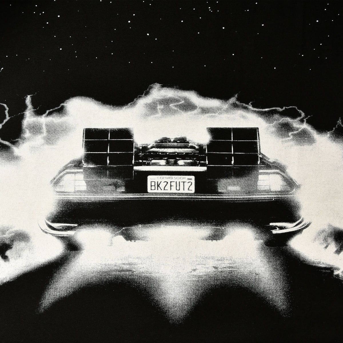 Produktbild Tillbaka till framtiden - Svart oversize T-shirt DeLorean