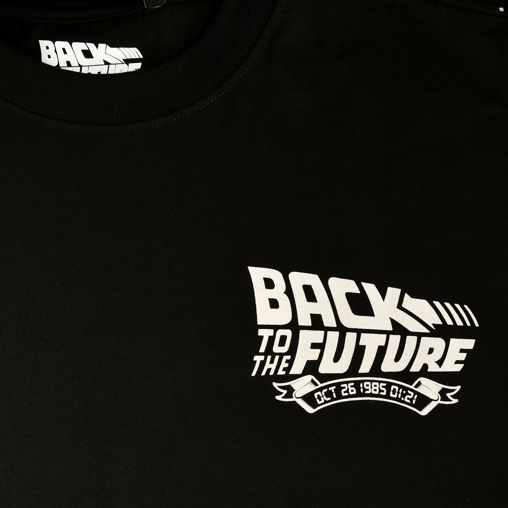 Produktbild Tillbaka till framtiden - Svart oversize T-shirt DeLorean