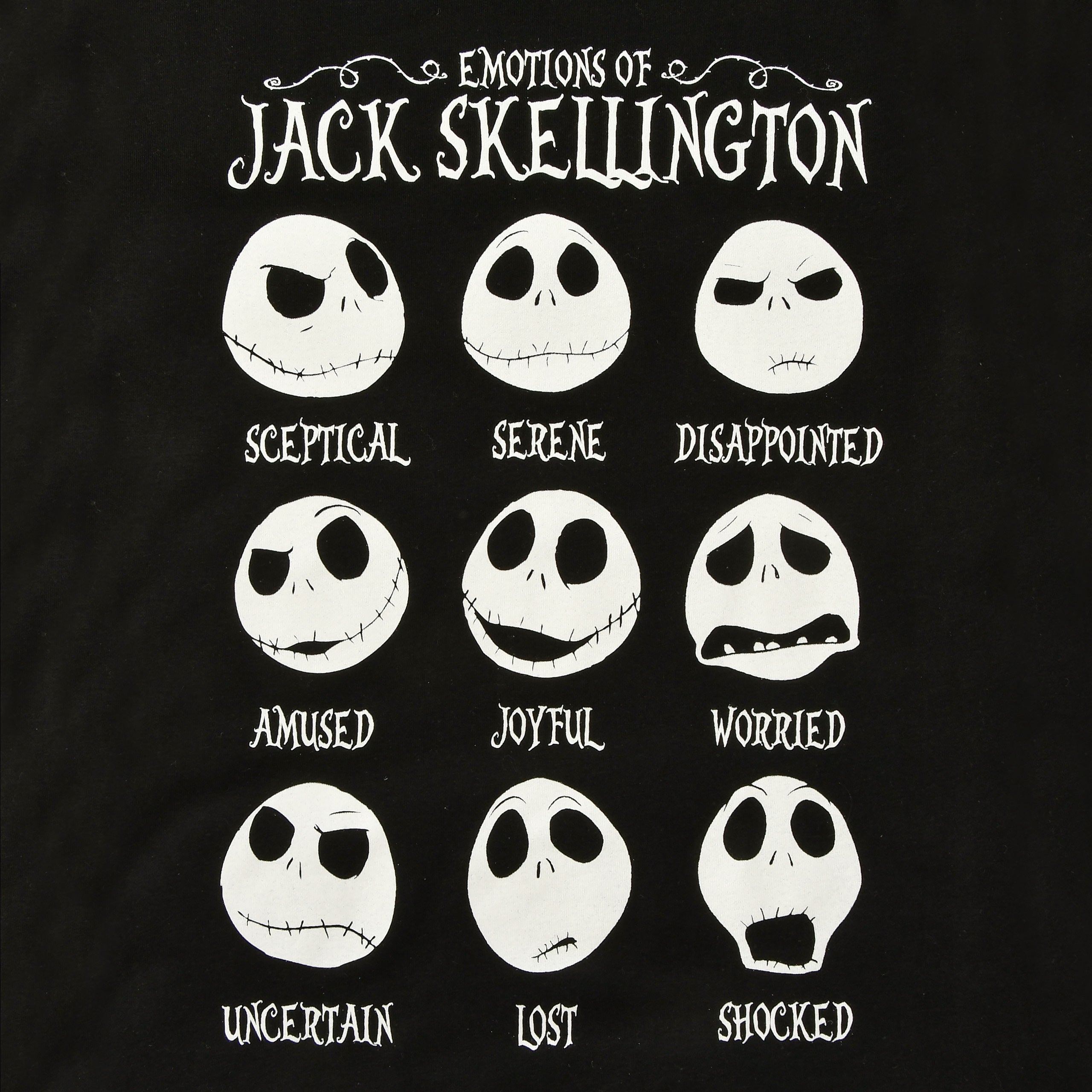 Product image Nightmare Before Christmas - Jack Emotions Women's T-Shirt Black