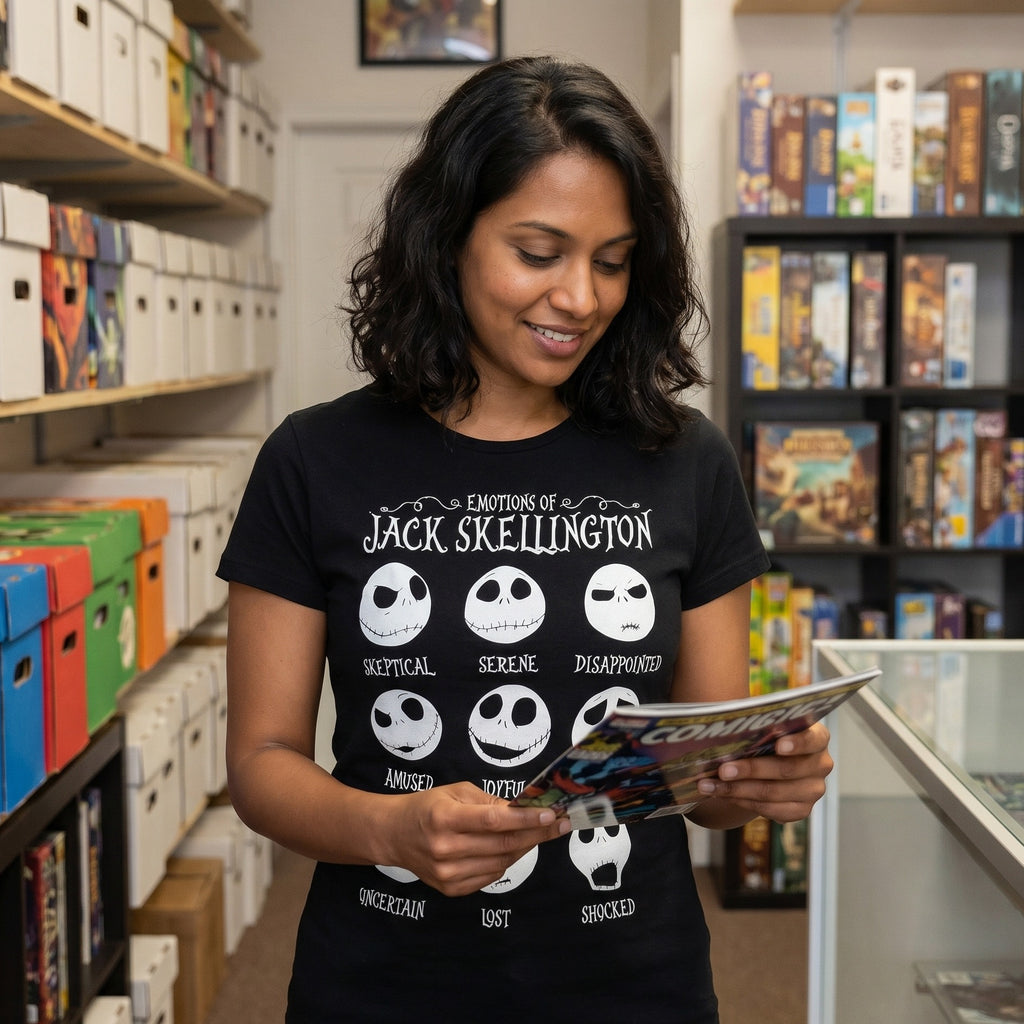 Produktbild Nightmare Before Christmas - Jack Emotions T-shirt dam svart
