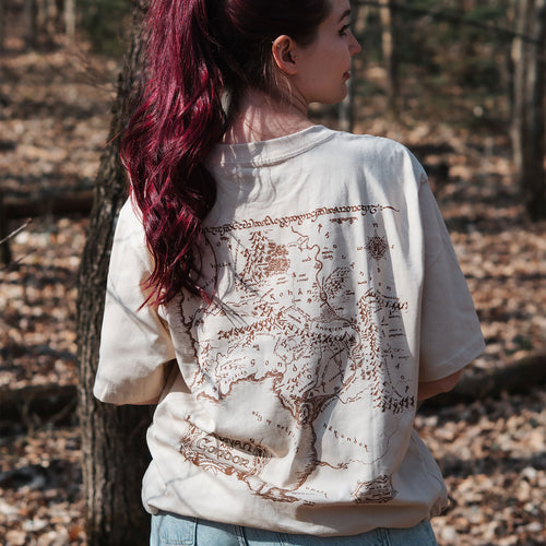Produktbild Sagan om Ringen - Följeslagare Rohan och Gondor Oversize T-Shirt beige