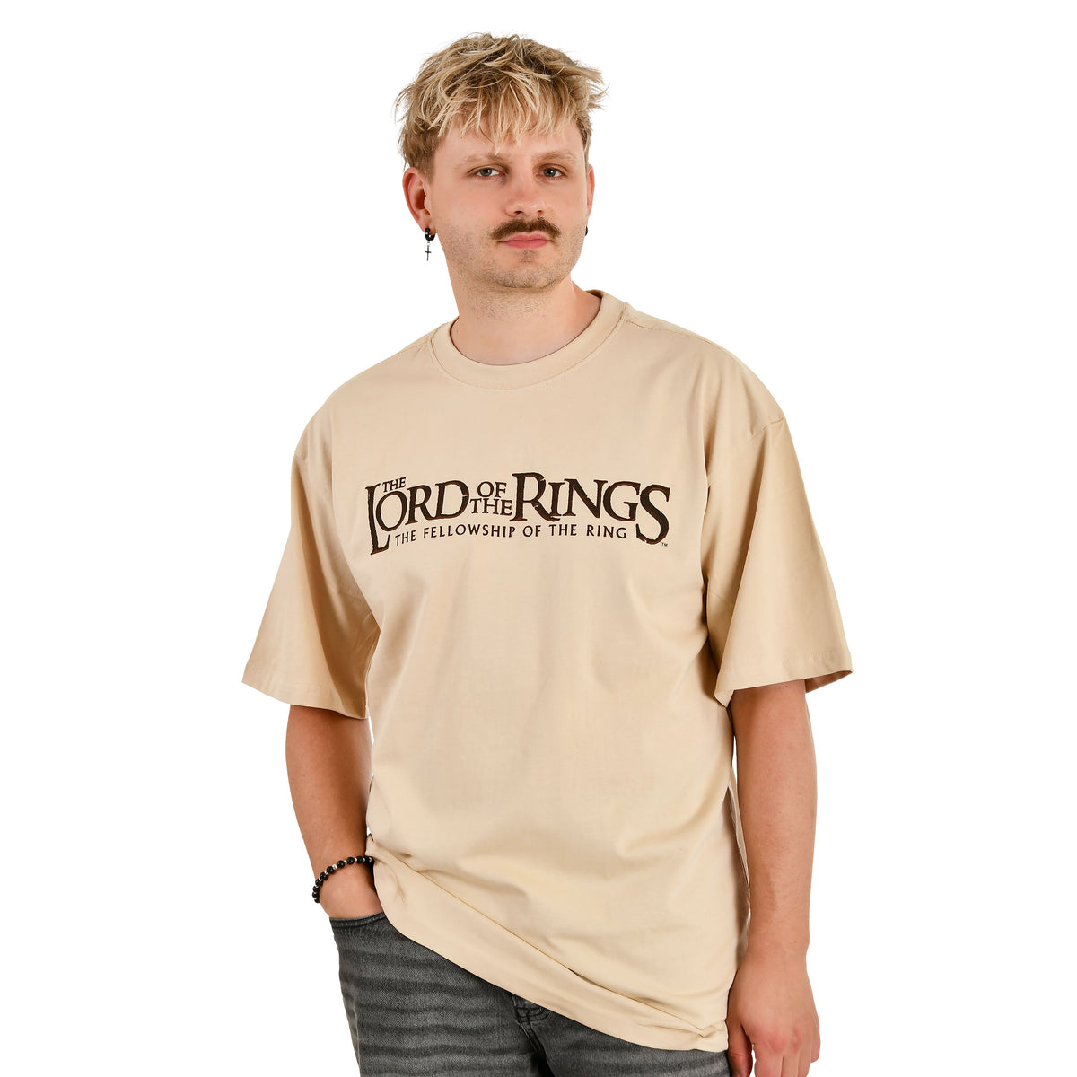 Produktbild Sagan om Ringen - Följeslagare Rohan och Gondor Oversize T-Shirt beige