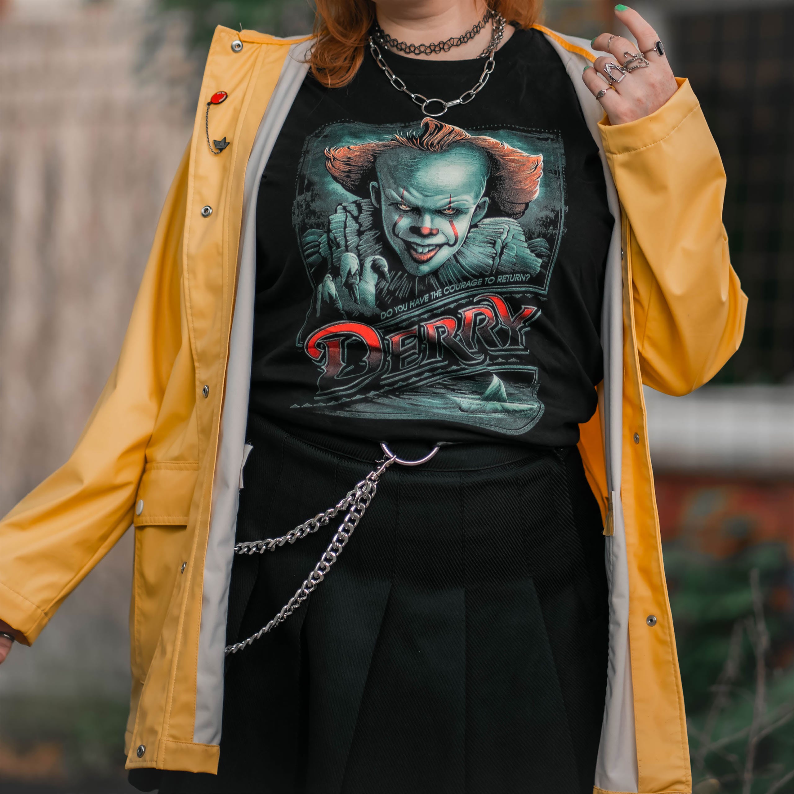 Produktbild Return to Derry T-shirt svart - Stephen Kings DET