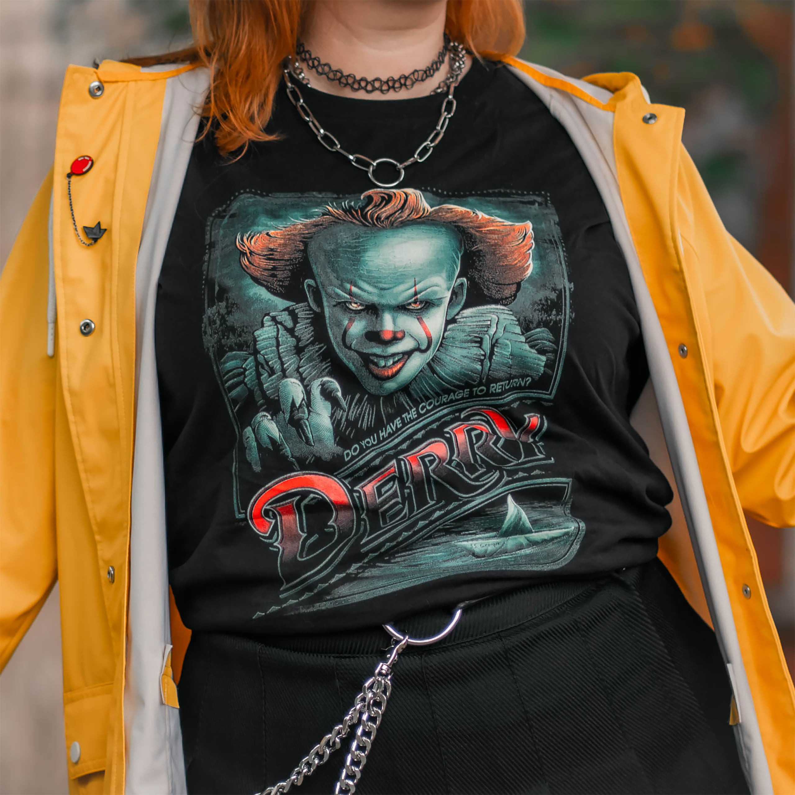 Produktbild Return to Derry T-shirt svart - Stephen Kings DET