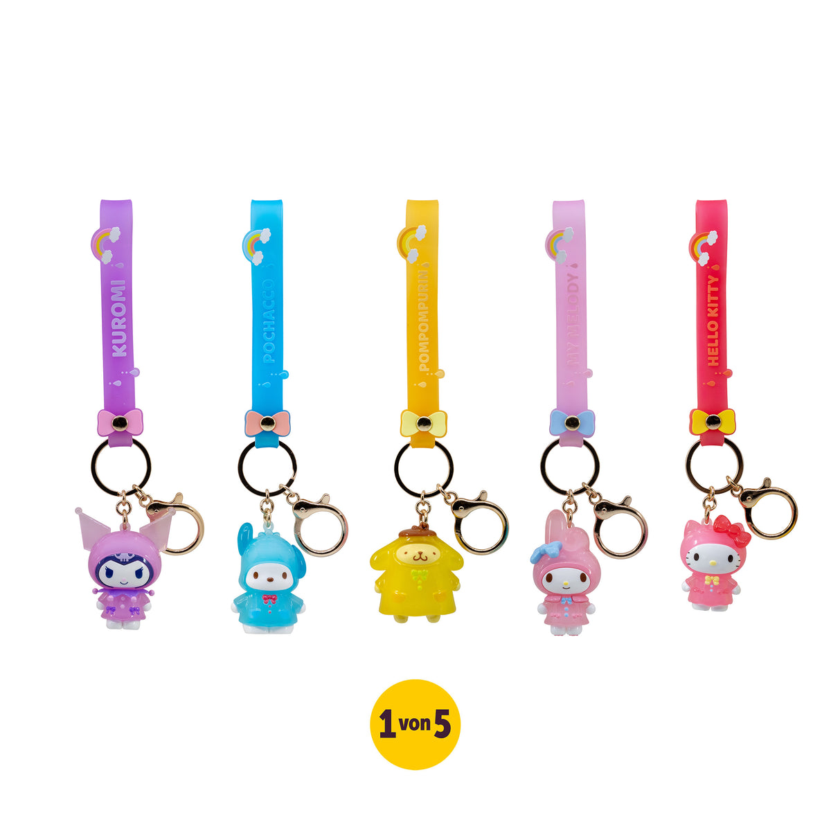 Produktbild Hello Kitty and Friends - Raincoat Series Mystery Nyckelring YuMe