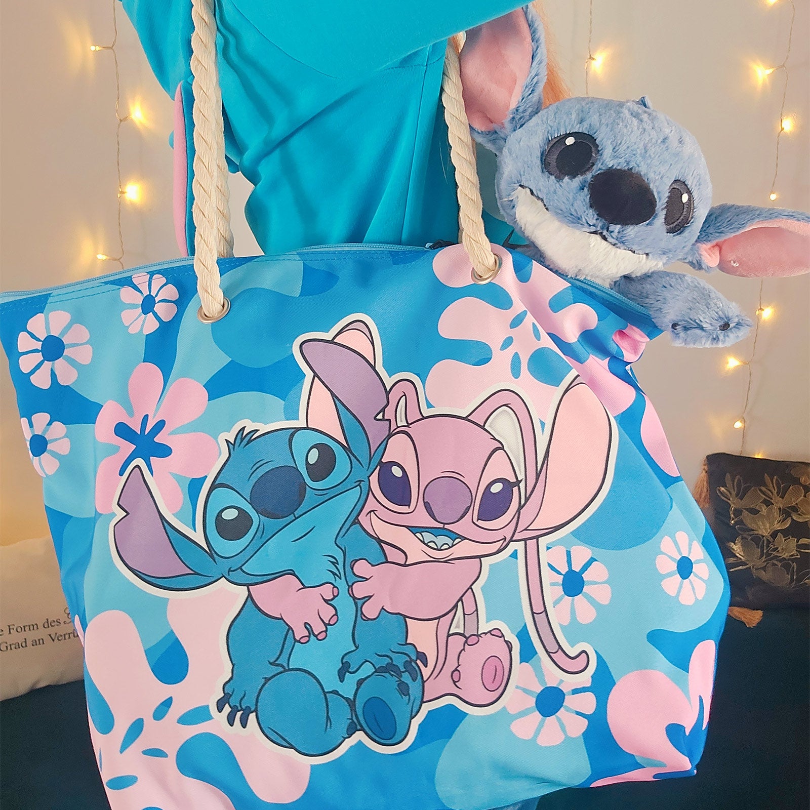 Produktbild Stitch och Angel Shopper-väska - Lilo & Stitch