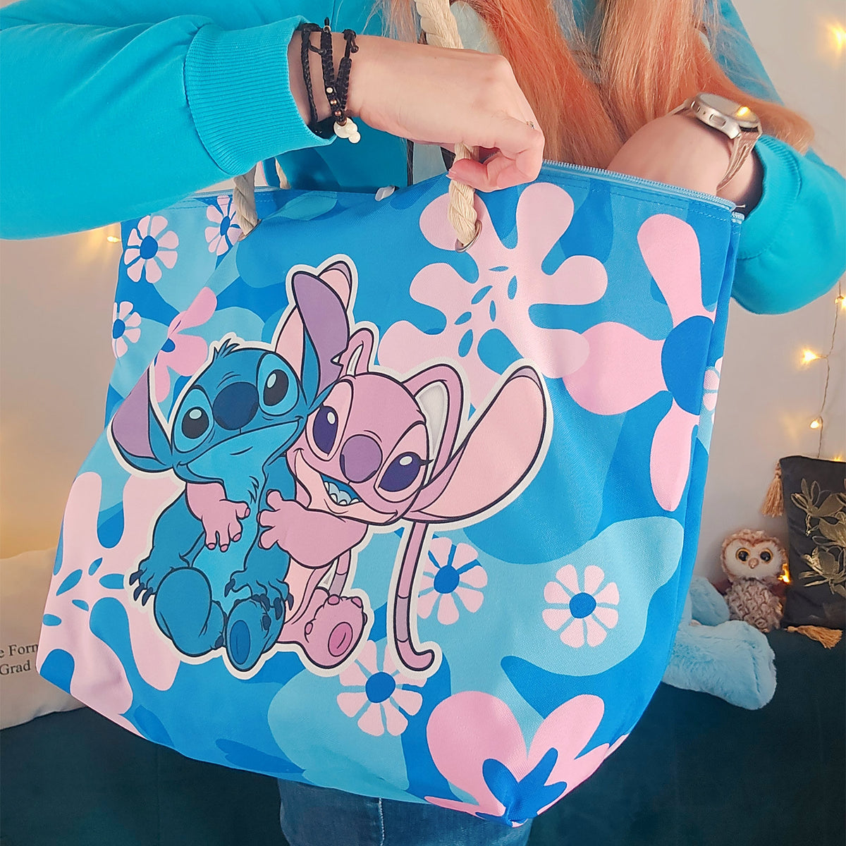 Produktbild Stitch och Angel Shopper-väska - Lilo & Stitch