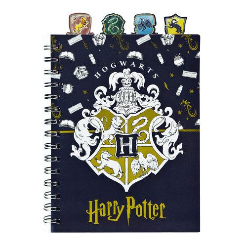 Produktbild Harry Potter - Hogwarts spiralblock med register