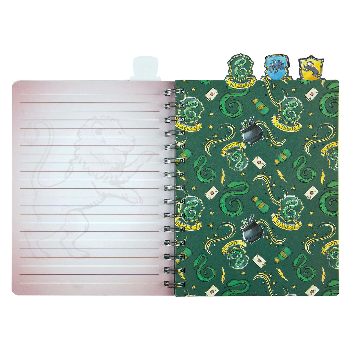 Produktbild Harry Potter - Hogwarts spiralblock med register