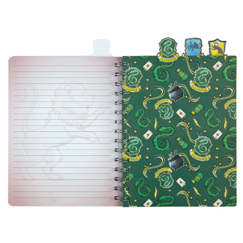 Produktbild Harry Potter - Hogwarts spiralblock med register