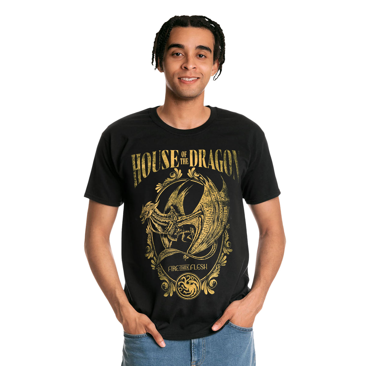 Produktbild House of the Dragon - Fire Made Flesh T-Shirt svart