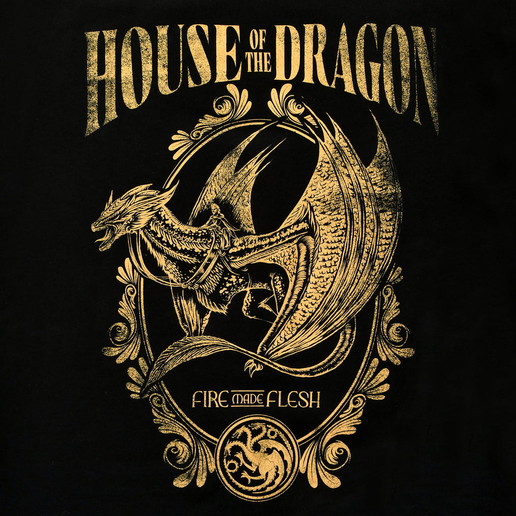 Produktbild House of the Dragon - Fire Made Flesh T-Shirt svart