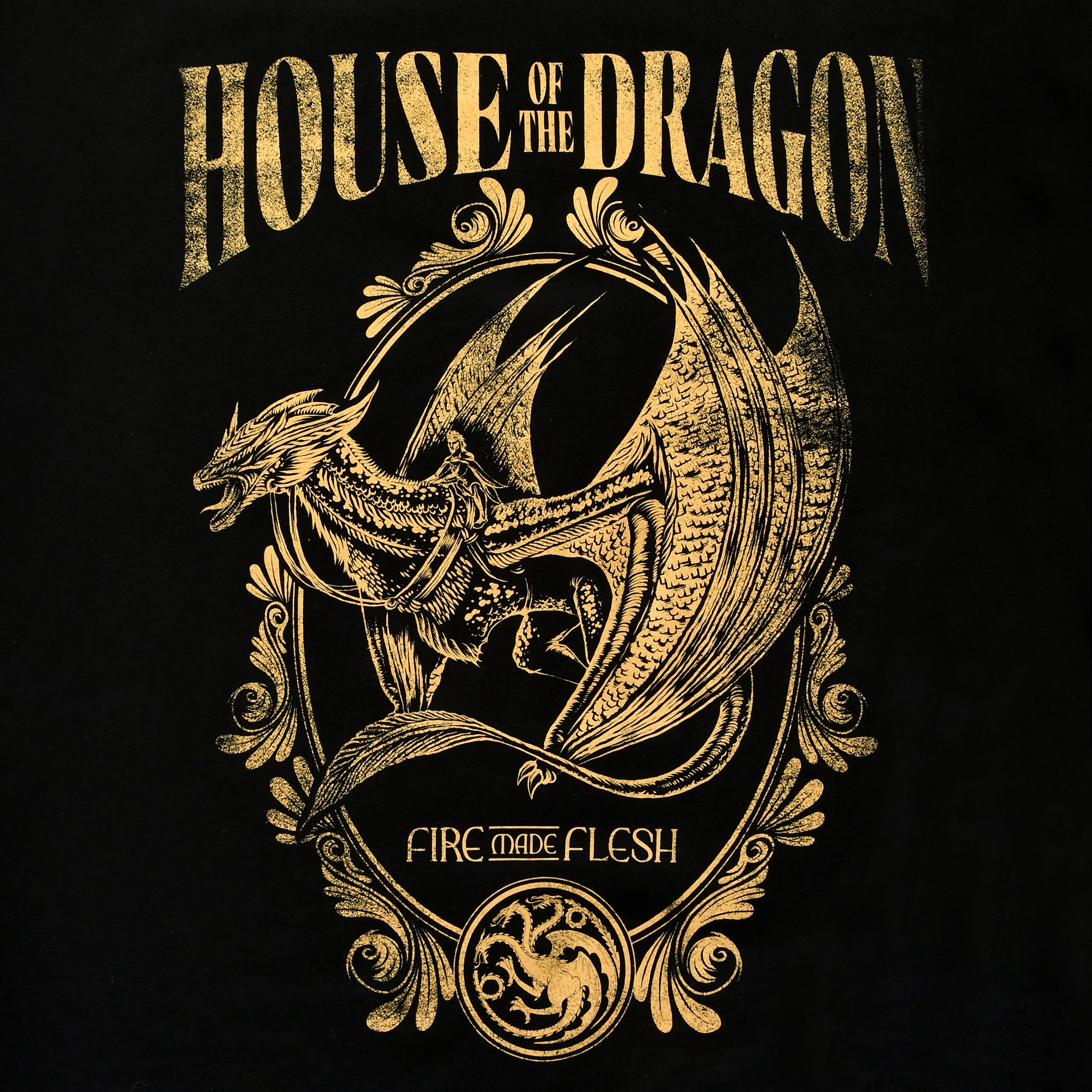 Produktbild House of the Dragon - Fire Made Flesh T-Shirt svart