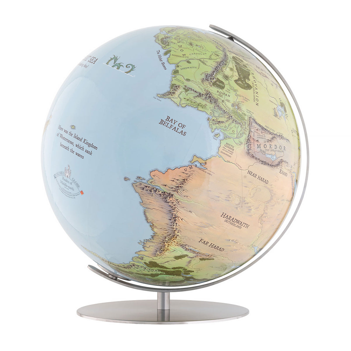 Produktbild Sagan om Ringen - Midgård-globus med ljus 40cm