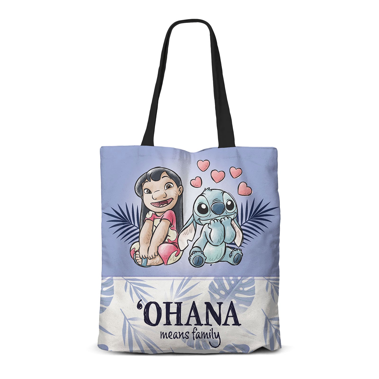 Produktbild Ohana Means Family Tygpåse - Lilo & Stitch
