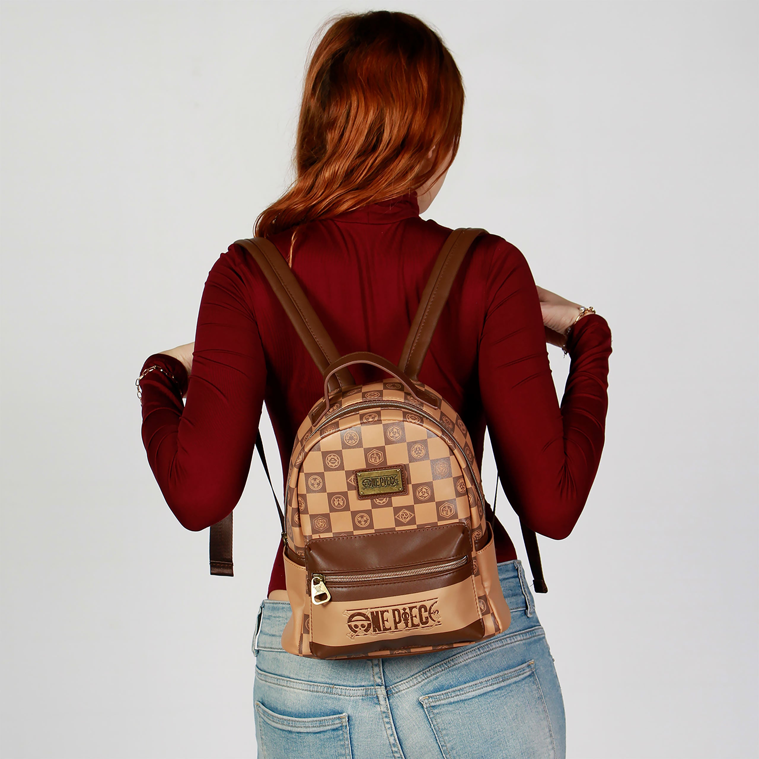 Produktbild One Piece - Mini Ryggsäck med Stråhattbandets Logo