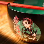 Produktbild Demon Slayer - Tanjiro ramen-skål med ätpinnar