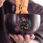 Produktbild Demon Slayer - Tanjiro ramen-skål med ätpinnar