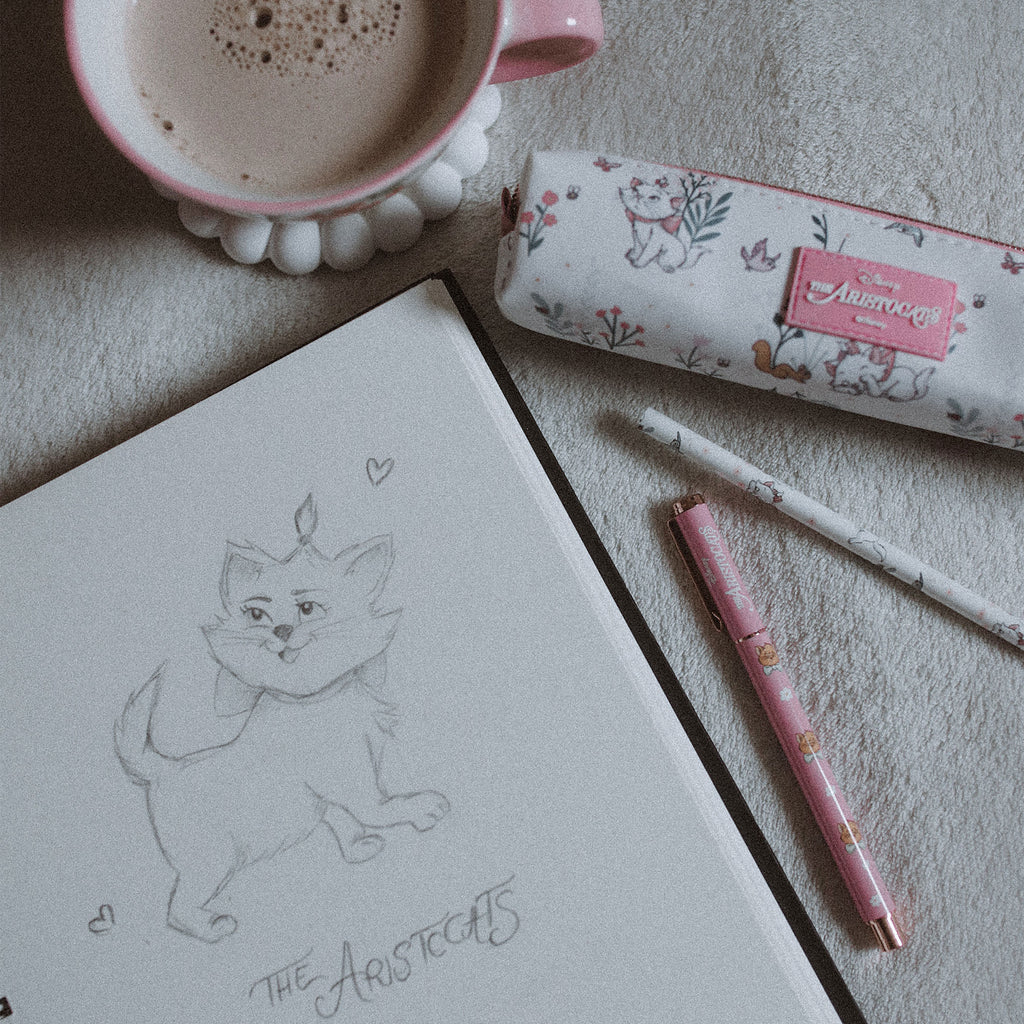 Produktbild Aristocats - Marie pennfodral med penna och blyertspenna