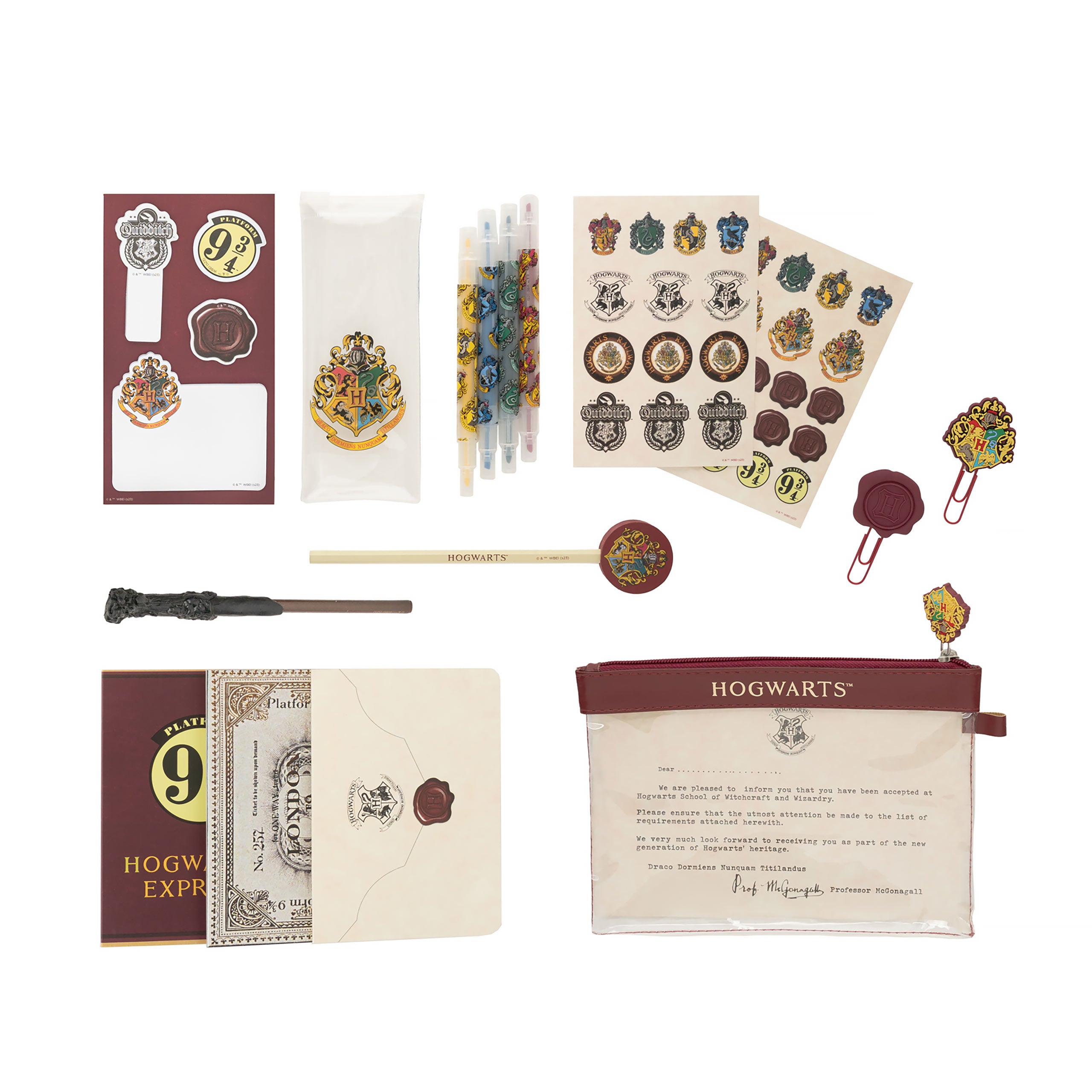 Produktbild Harry Potter - Hogwarts skrivset 14 delar