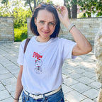Produktbild Turbo Granny T-shirt för Dandadan-fans vit