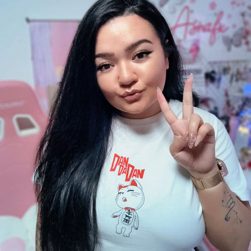Produktbild Turbo Granny T-shirt för Dandadan-fans vit