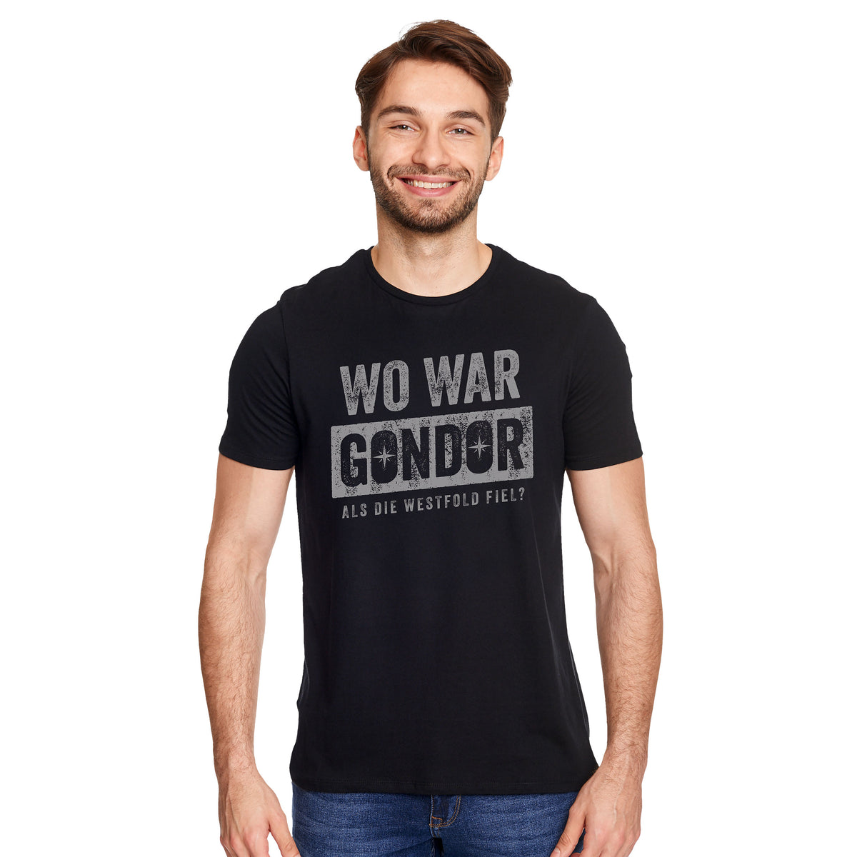 Produktbild Var var T-shirt för Sagan om Ringen-fans svart