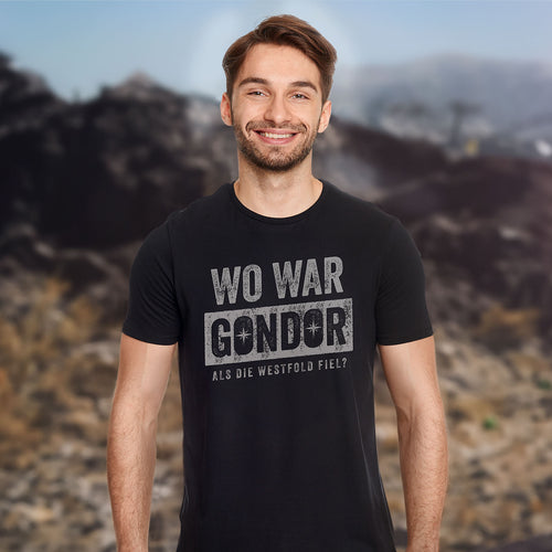Produktbild Var var T-shirt för Sagan om Ringen-fans svart