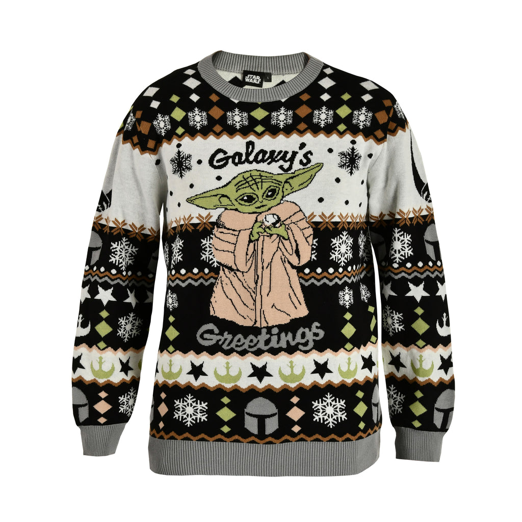 Produktbild Grogu Galaxy's Greetings stickad tröja - Star Wars The Mandalorian