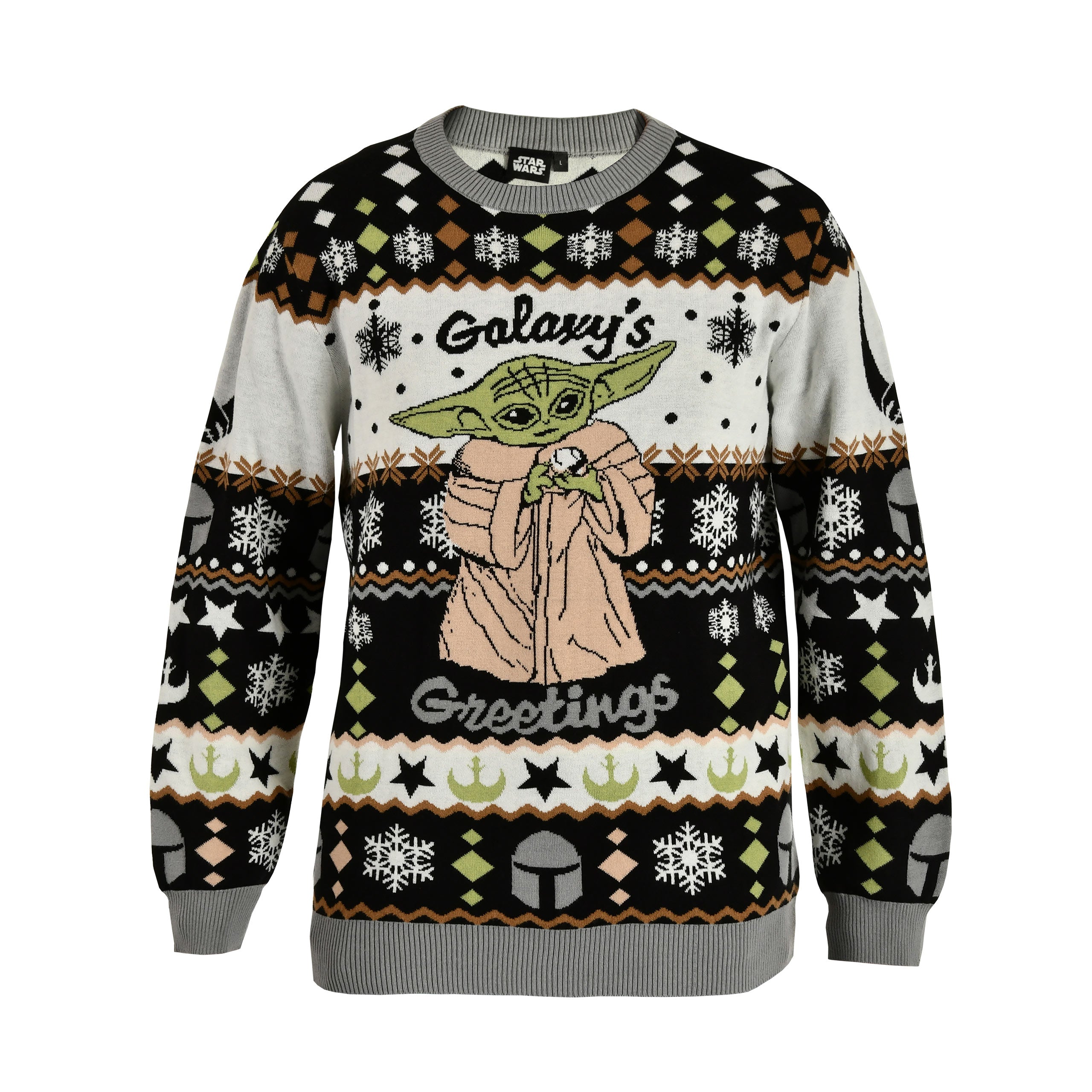 Produktbild Grogu Galaxy's Greetings stickad tröja - Star Wars The Mandalorian