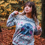 Produktbild Stitch Ohana stickad tröja - Lilo & Stitch
