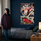 Produktbild Dandadan - Okarun och vänner Wall Scroll