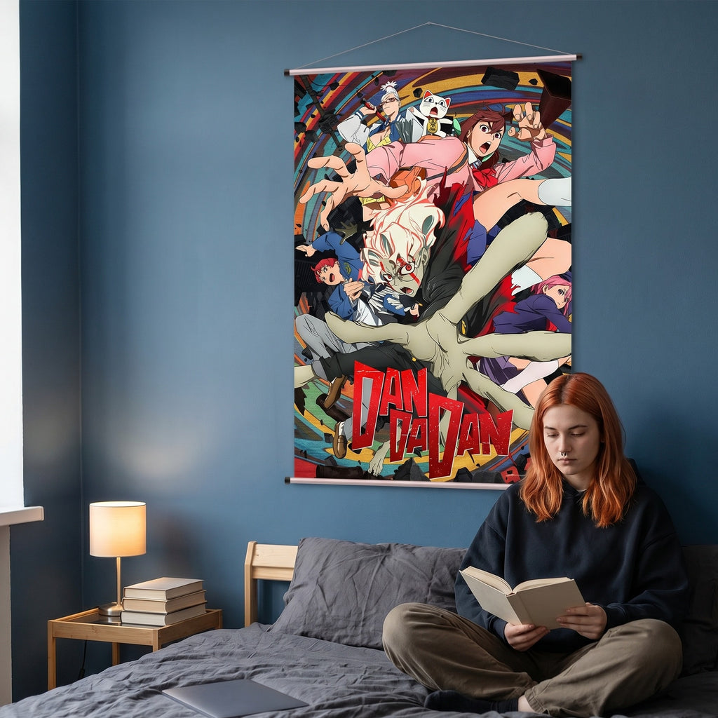 Produktbild Dandadan - Okarun och vänner Wall Scroll