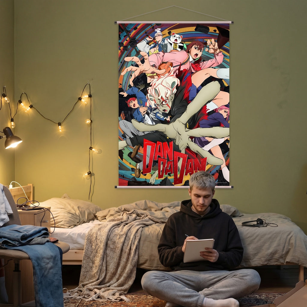 Produktbild Dandadan - Okarun och vänner Wall Scroll