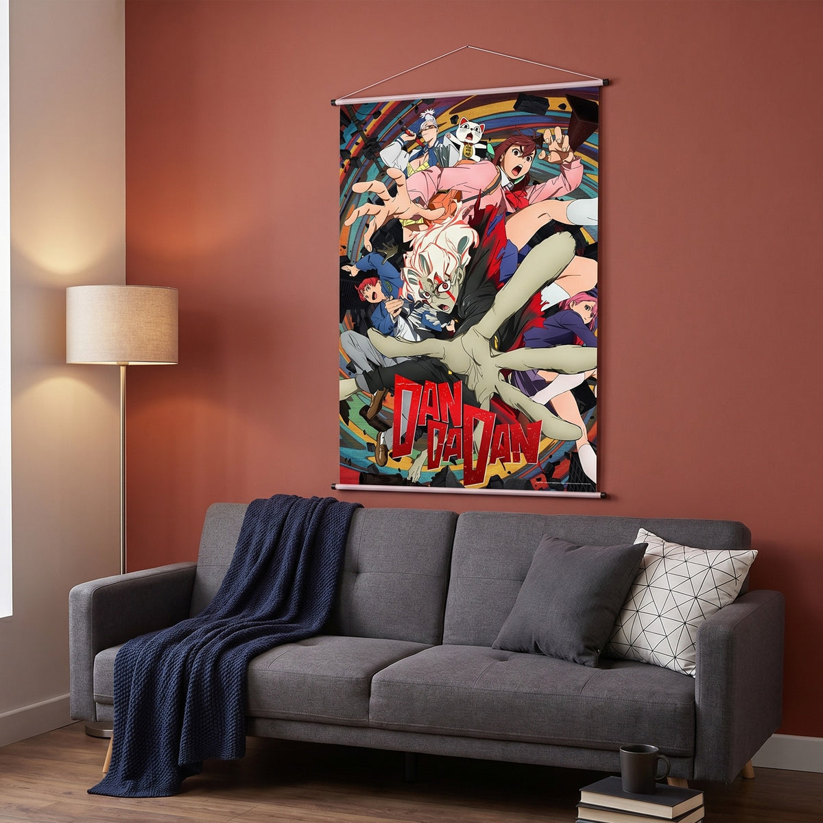 Produktbild Dandadan - Okarun och vänner Wall Scroll