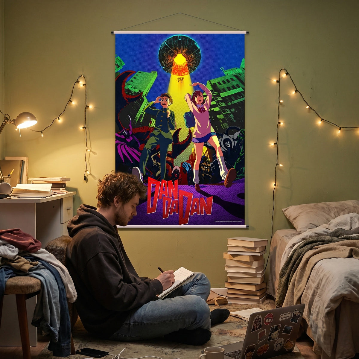 Produktbild Dandadan - Okarun och Momo Wall Scroll